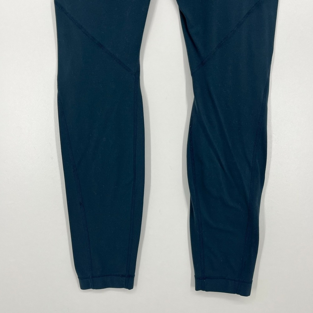 Athleta Leggings Women's XS Green Pockets Ankle Length High Rise - Picture 6 of 10